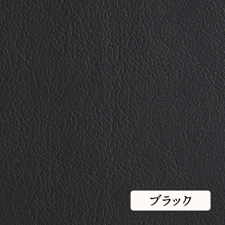 国産 フェイクレザー 0.9mm厚#色_ブラック