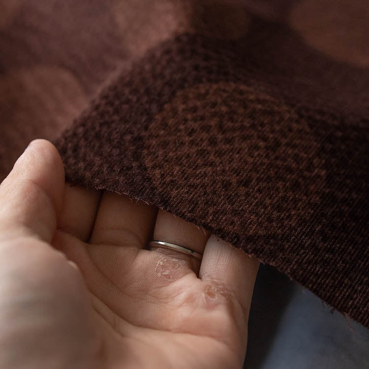 ドット コットン サッカーコーデュロイ ドット(チョコ) 画像2