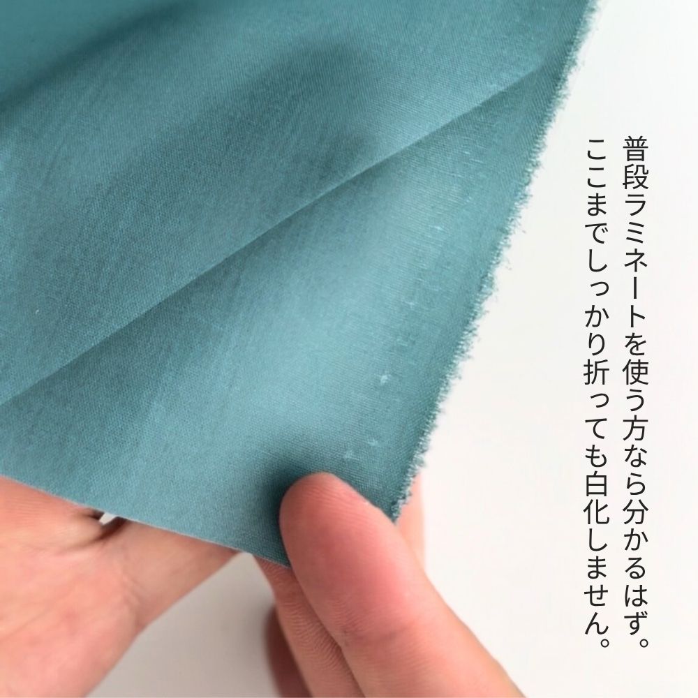 折っても白化しない