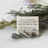 オリジナルタグ 月の光 Clair de Lune 5枚セット