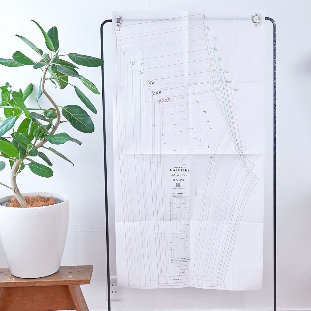 ゆるっとパンツの型紙【商用利用可】メール便5個まで