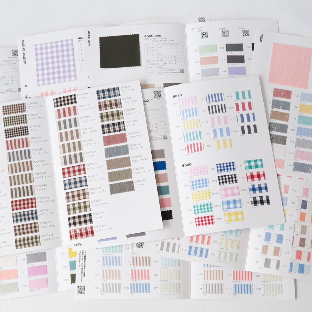 【同梱不可】【クレジットカード決済のみ可】レンタル全ての定番生地サンプル