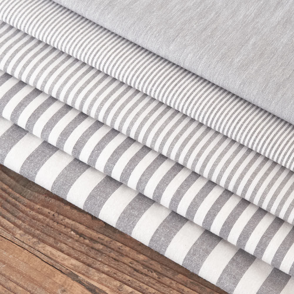 無地、1.5mm3mm5mm12mm/ギンガムストライプサンプル タテ約20cm×ヨコ約25cm グレー 9枚セット