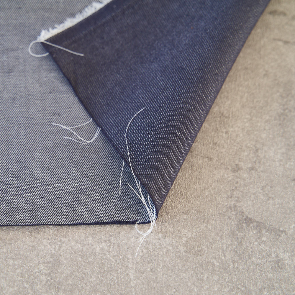 色落ちしない 綿ポリデニム 10オンス相当#カラー_1 ダークネイビー