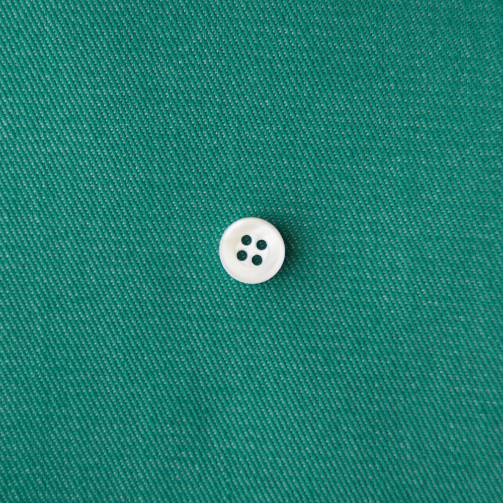 綿ポリ交織デニム無地#133 アイビー