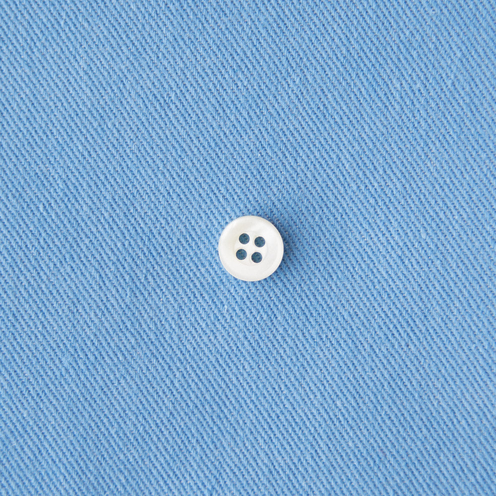 綿ポリ交織デニム無地#3 コメットブルー