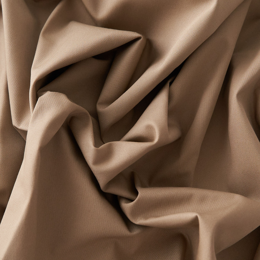 綿ポリ混紡22sツイル#56サンドベージュ