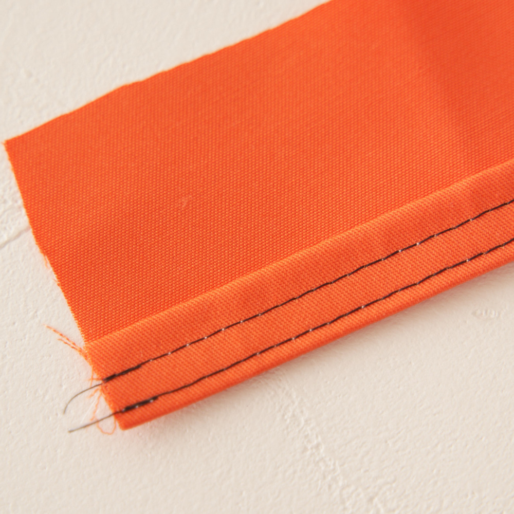 綿ポリ混紡22sツイル#60オレンジ