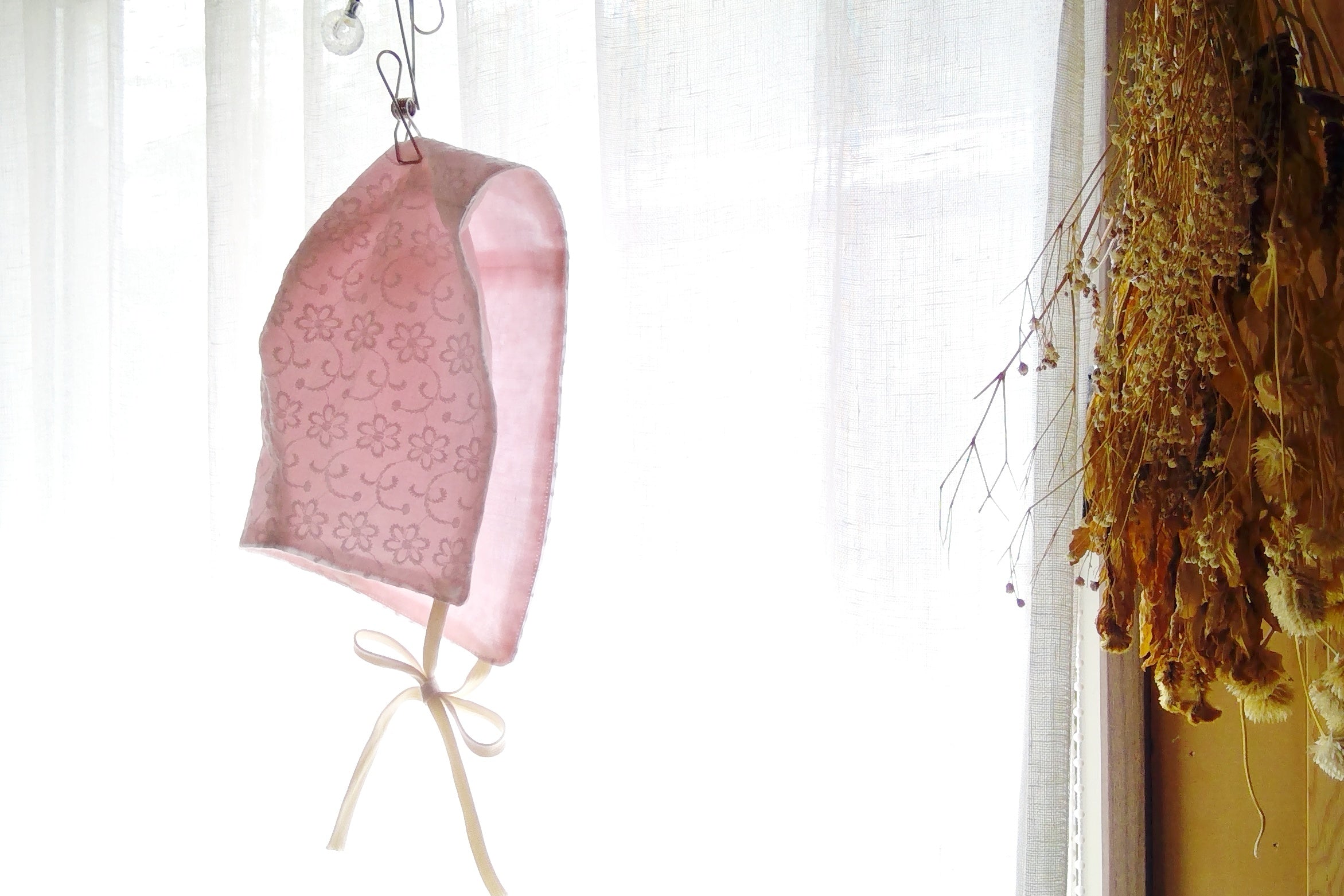 ベビー用の帽子ベビーボンネット｜ハンドメイド初心者の為の洋裁メディア縫いナビ｜丸石織物