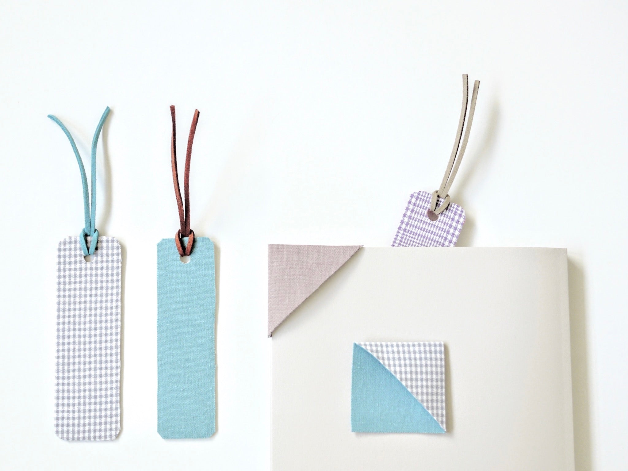 子どもと一緒に作ってみよう!はぎれで簡単ブックマーカーの作り方|完成写真|ハンドメイド初心者のための洋裁メディア縫いナビ|丸石織物