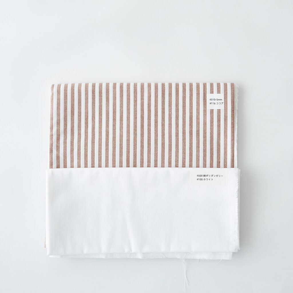 ストライプ#116ココア-5mm✖︎4500