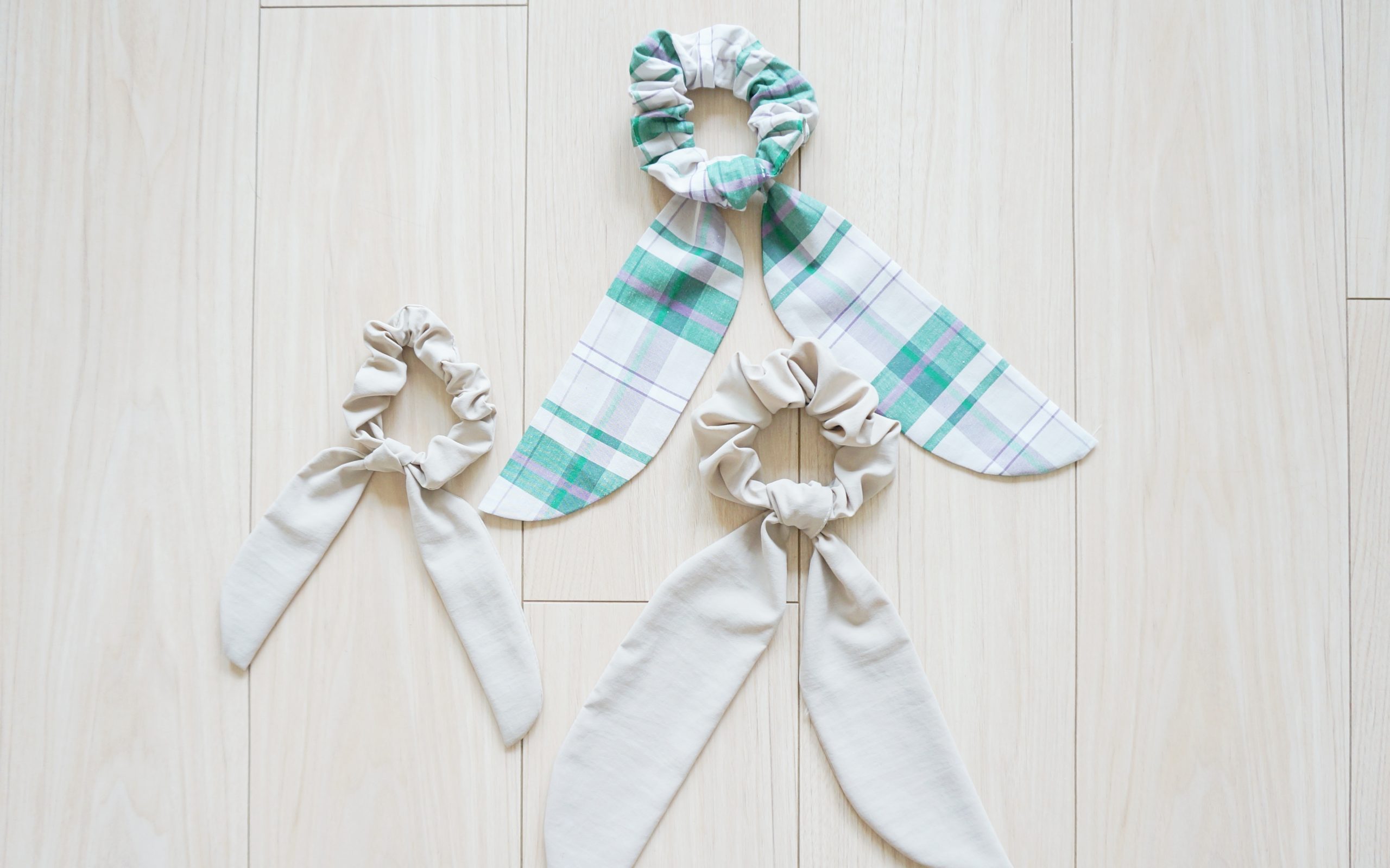 大人可愛いロングリボンシュシュの作り方｜初心者向け簡単レシピ