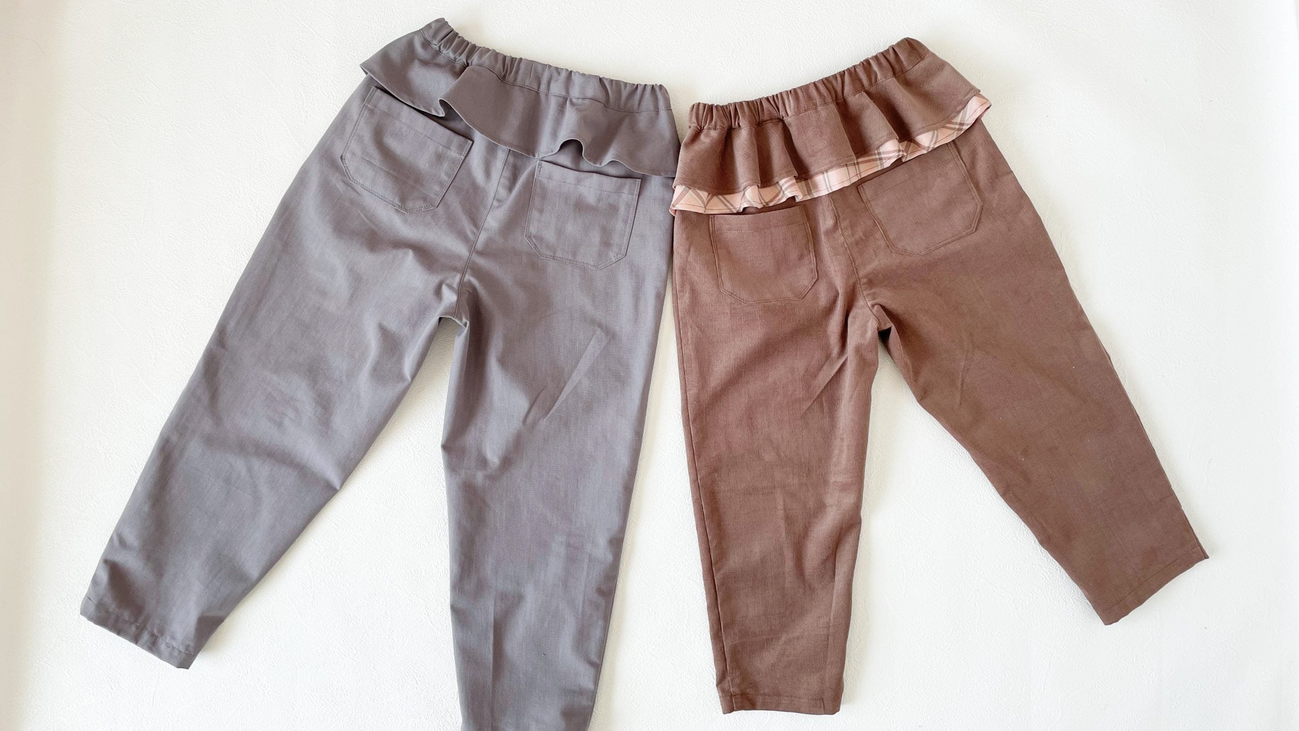 後ろ姿がかわいい！ハンドメイドベビー服enannaさんのペプラムパンツの作り方