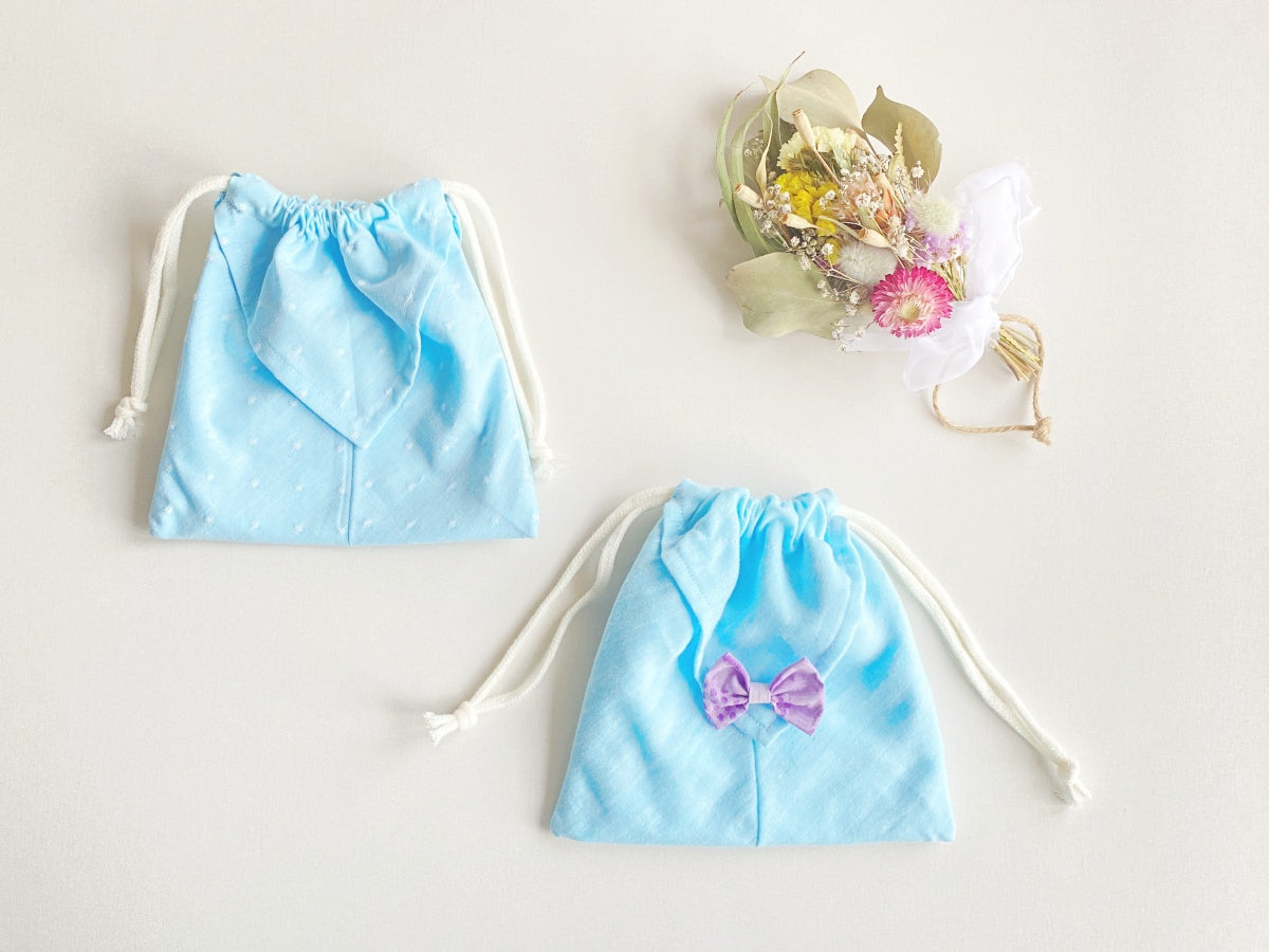 【型紙あり！】夏休みの宿題にもぴったり！子どもと一緒に折りたたみながら作る巾着袋の作り方