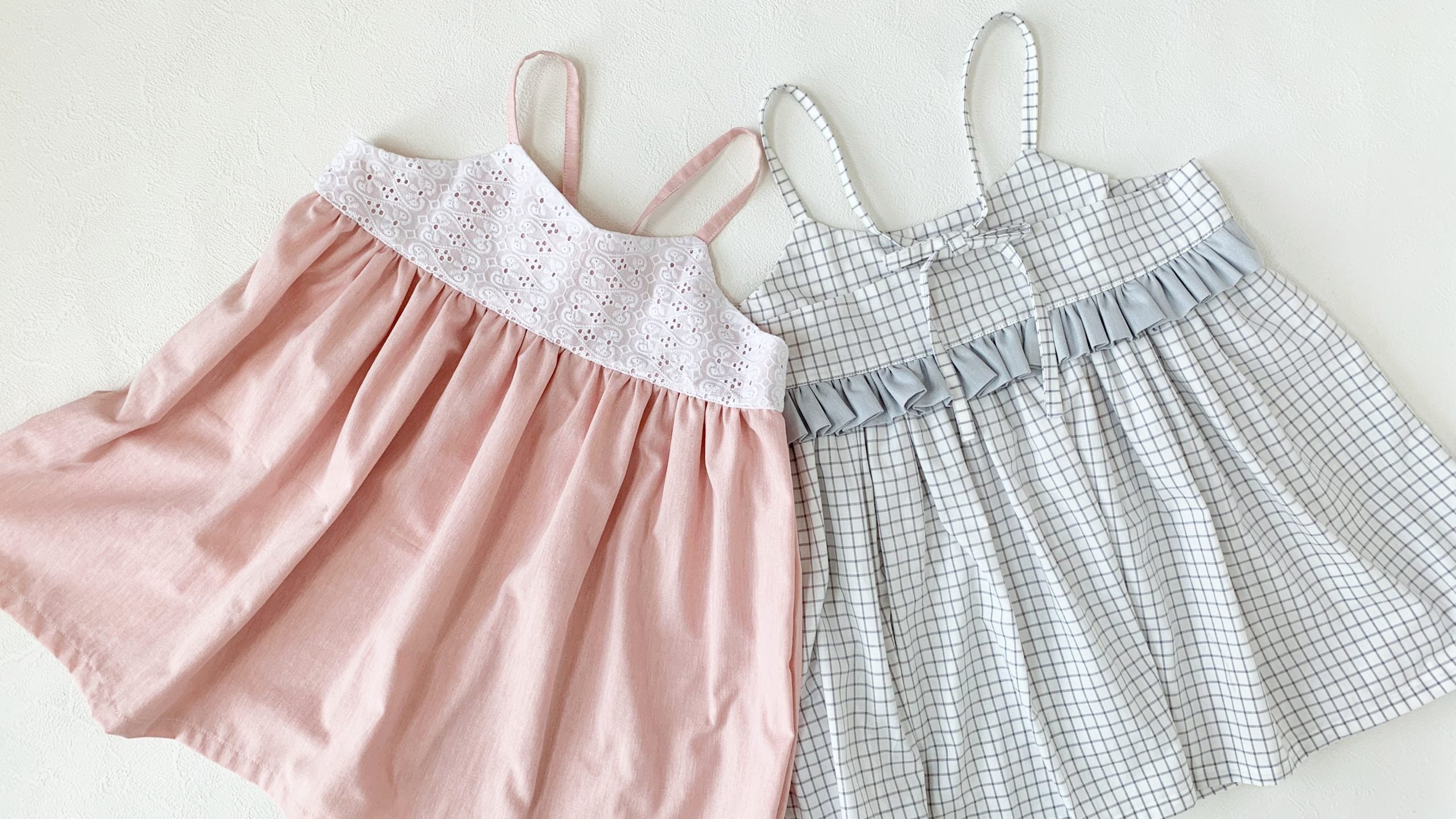 かわいく着回せる！簡単キャミソールワンピースの作り方完成写真｜ハンドメイド 初心者のための洋裁メディア縫いナビ｜丸石織物