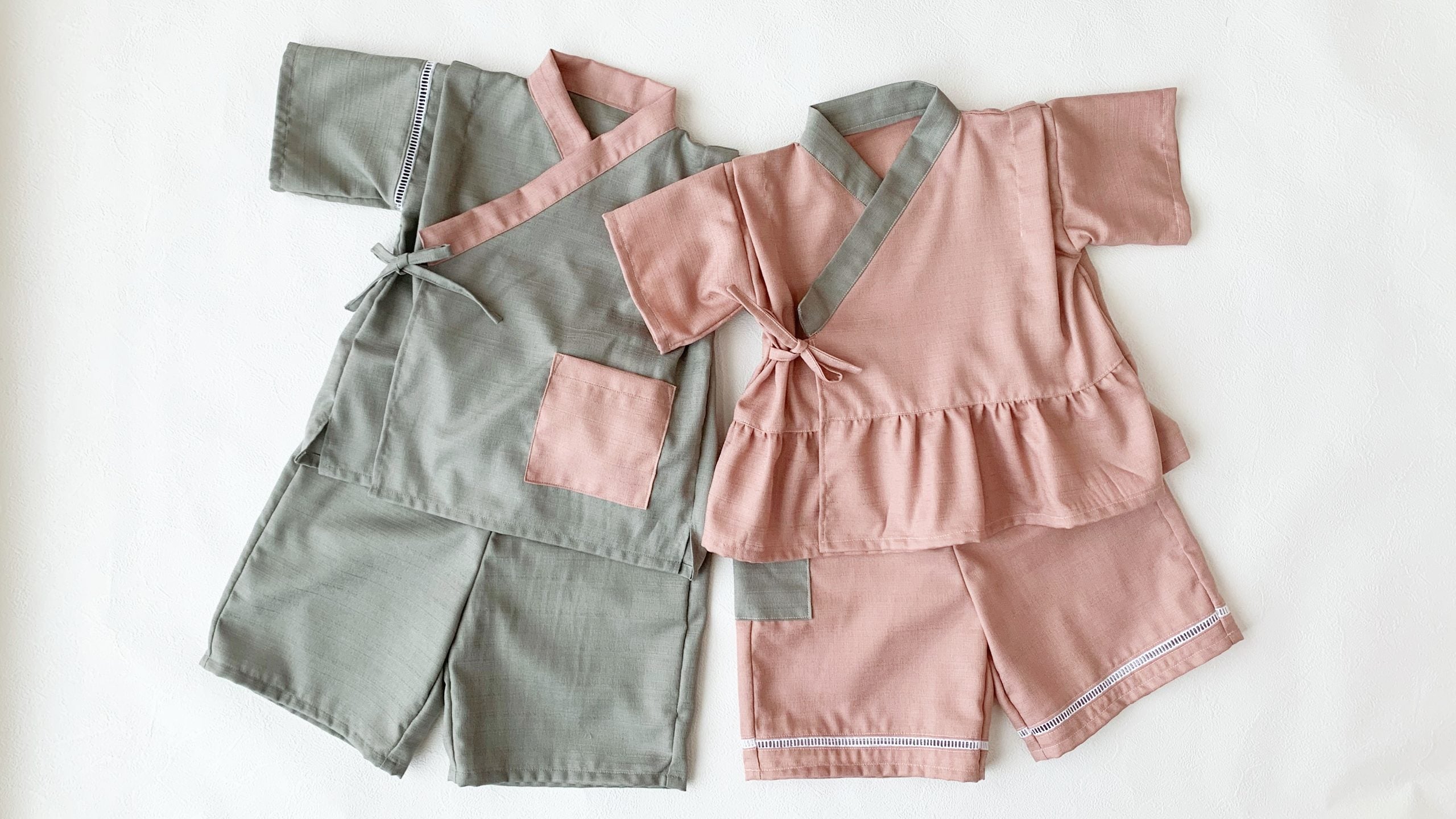 ルームウェアにも！簡単シンプルな子供用甚平の作り方｜ハンドメイド 初心者のための洋裁メディア縫いナビ｜丸石織物