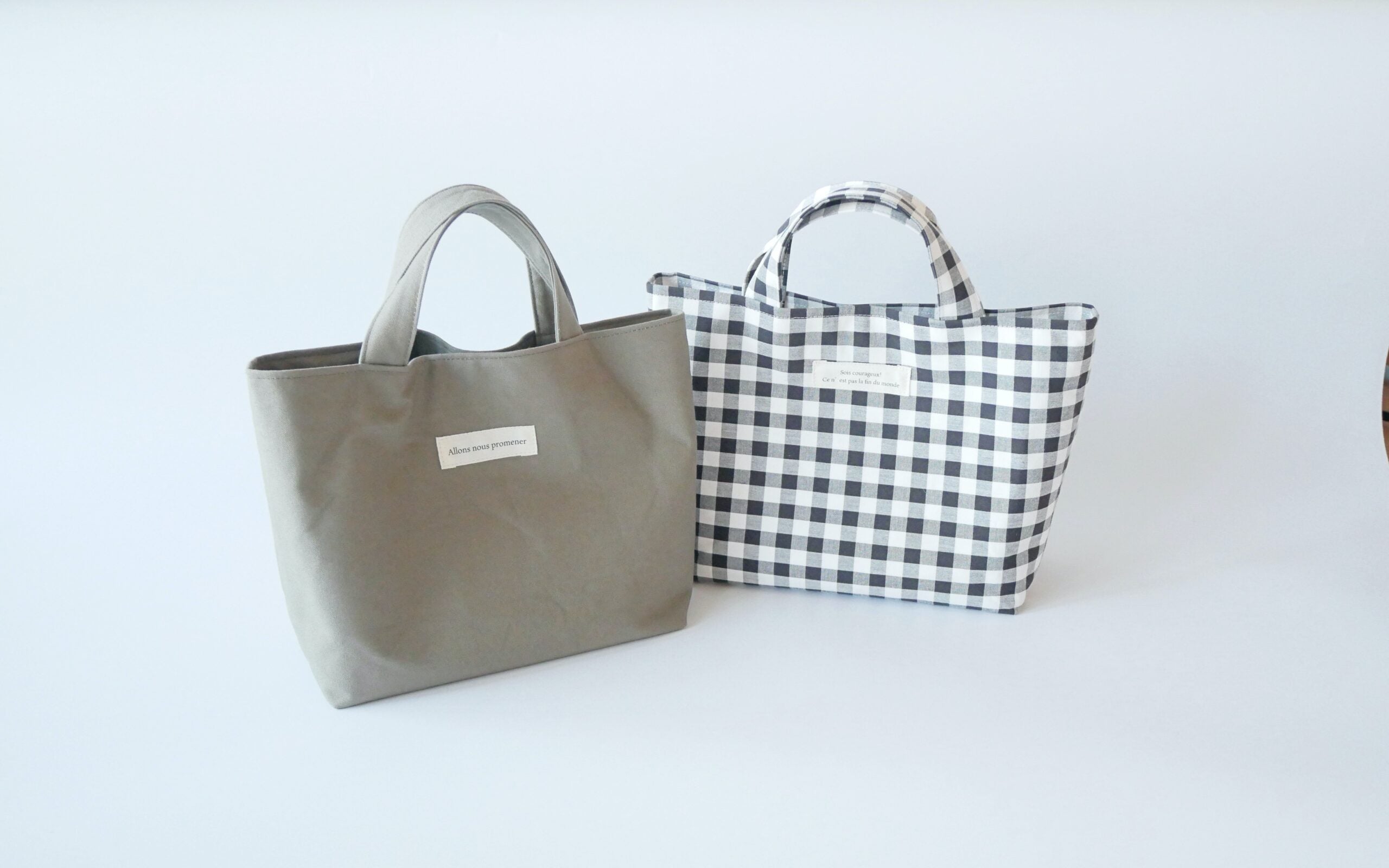 【オリジナル型紙】B5サイズのママトートバッグの作り方