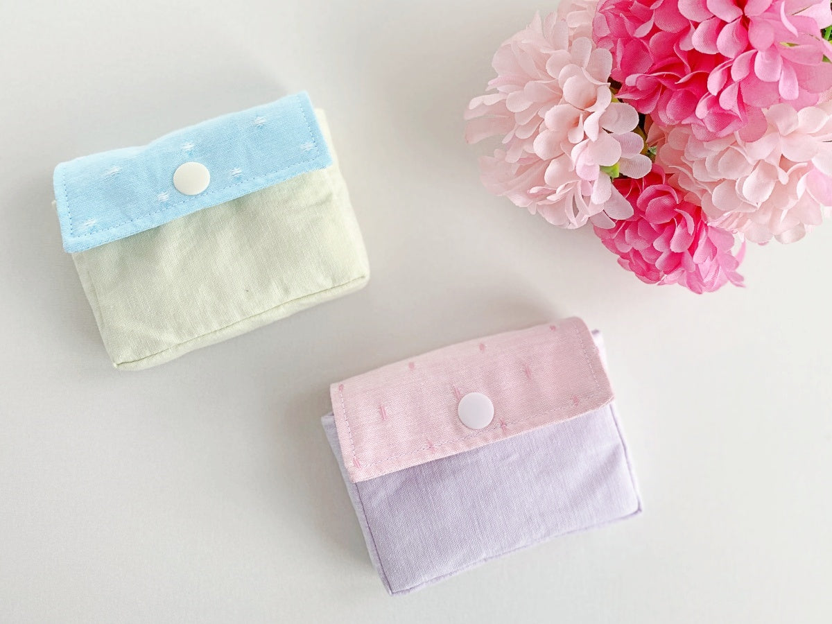 はぎれで作る四角の簡単カードケース｜ハンドメイド初心者のための洋裁メディア縫いナビ｜丸石織物