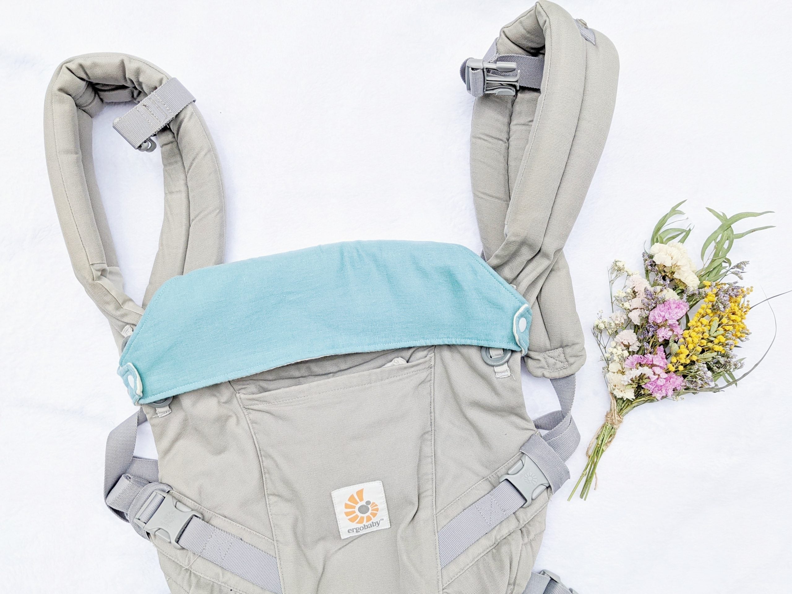 抱っこ紐首周りよだれカバーの作り方｜簡単リバーシブル