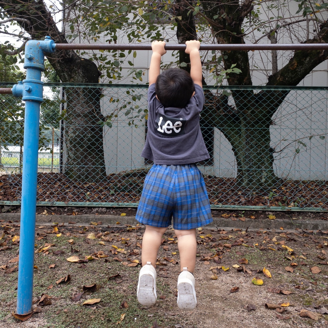 ゆるっとキッズハーフパンツの型紙を試作中