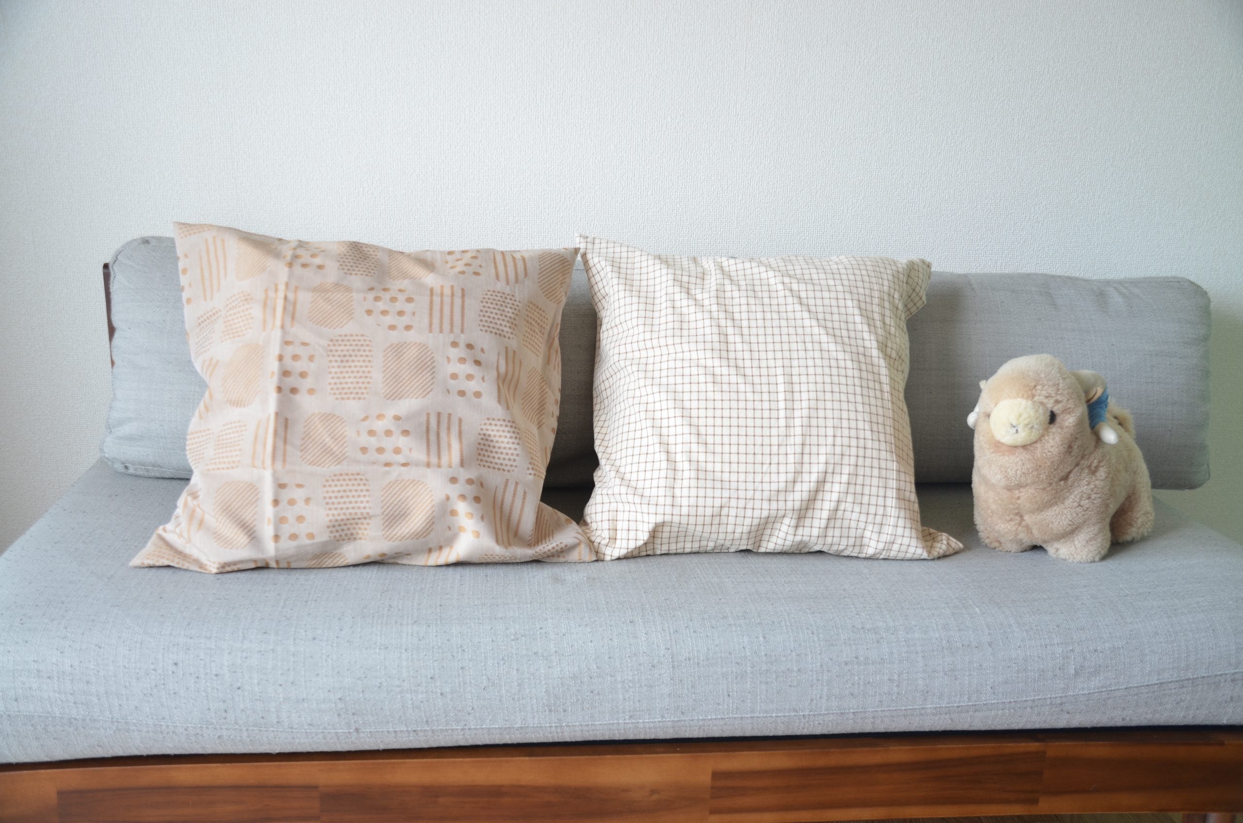 好きな生地で作るシンプルかわいいクッションカバーの作り方