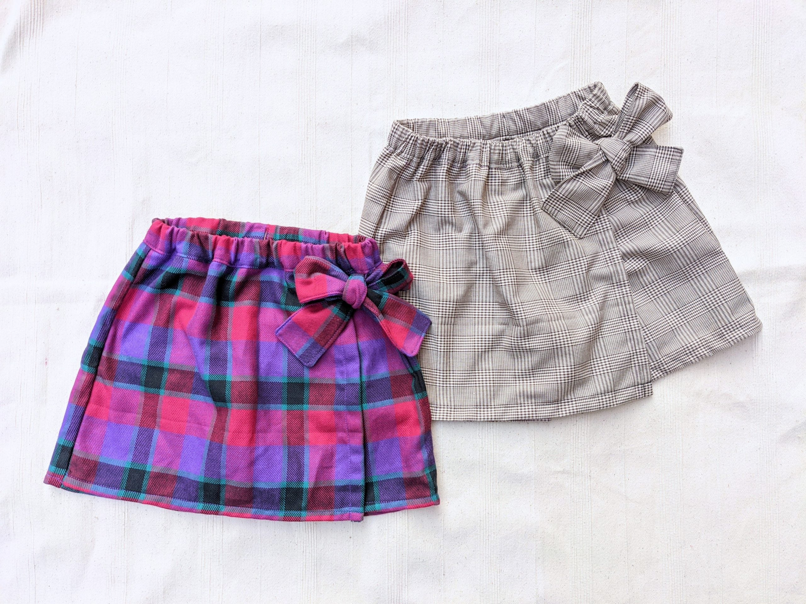 【生地1mで完成】リボン付きラップパンツの作り方｜簡単ベビー服