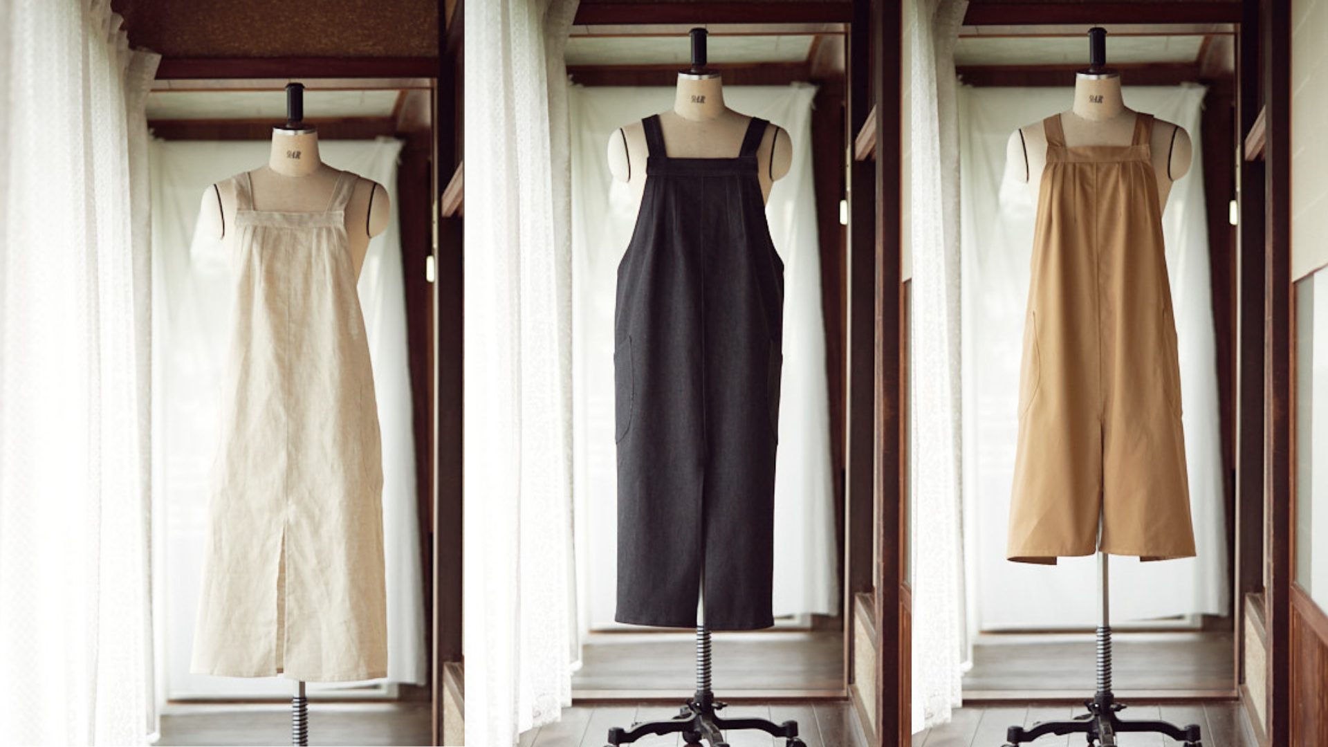 バッククロス　スリットタックエプロン型紙の2ndサンプル(未発売)