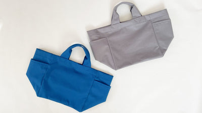 【オリジナル型紙】10-022 サイドポケットトートバッグの作り方