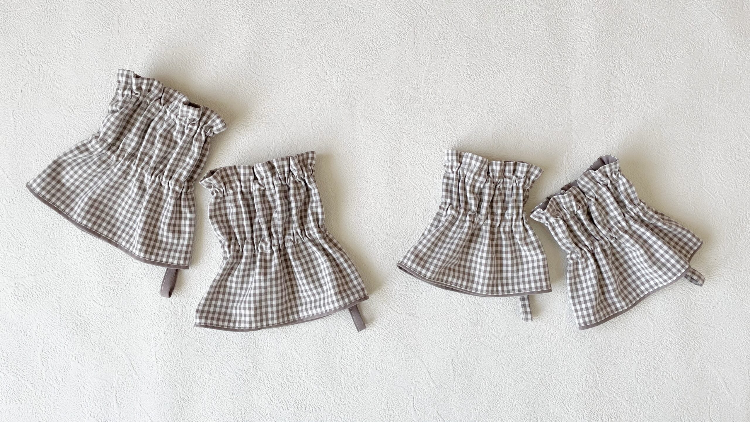 【オリジナル型紙】10-040　ショート丈アームカバーの作り方