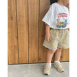 男女兼用ゆるっとキッズハーフパンツの型紙4サイズ入り