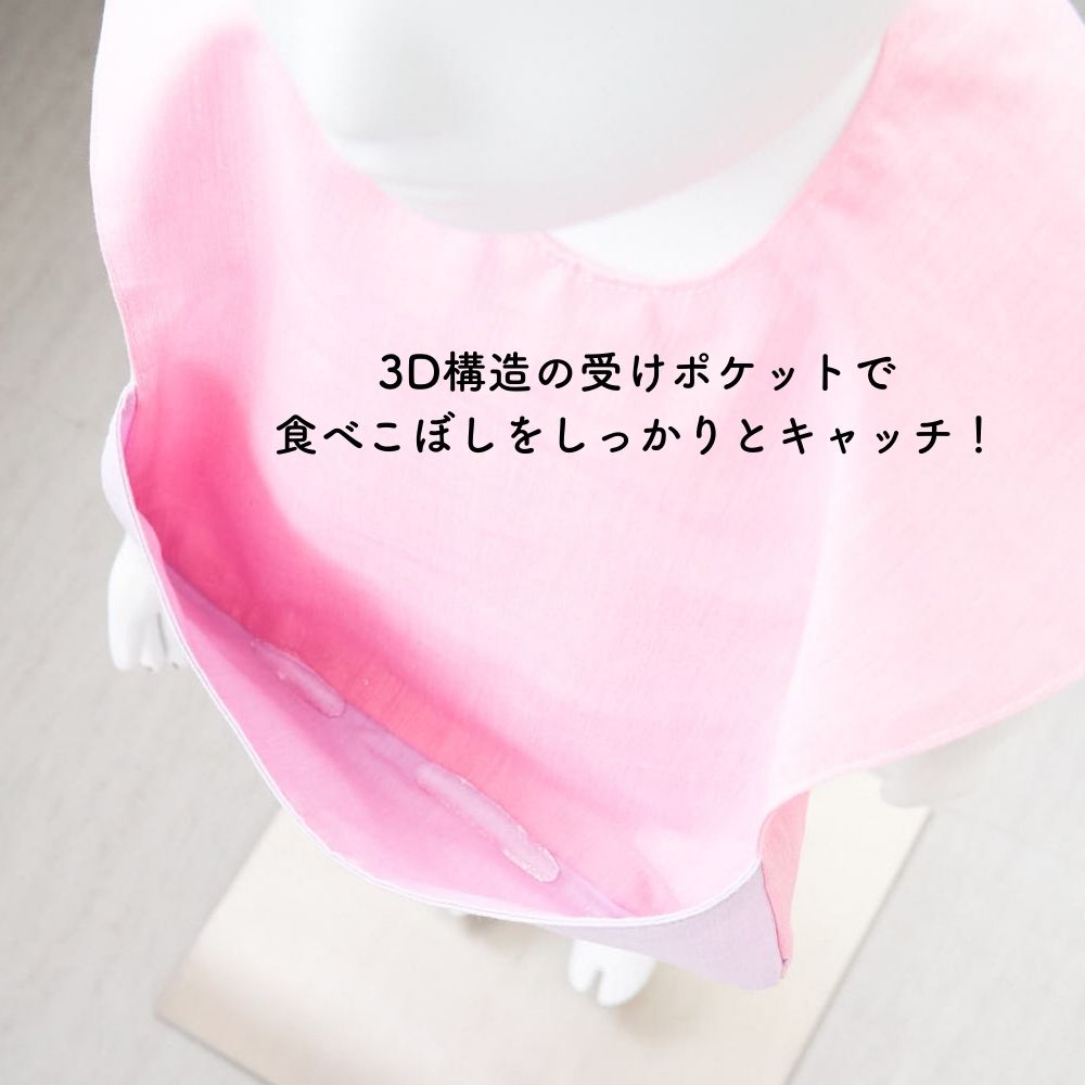 お食事エプロンの型紙|3Dポケット付き | 生地のマルイシ