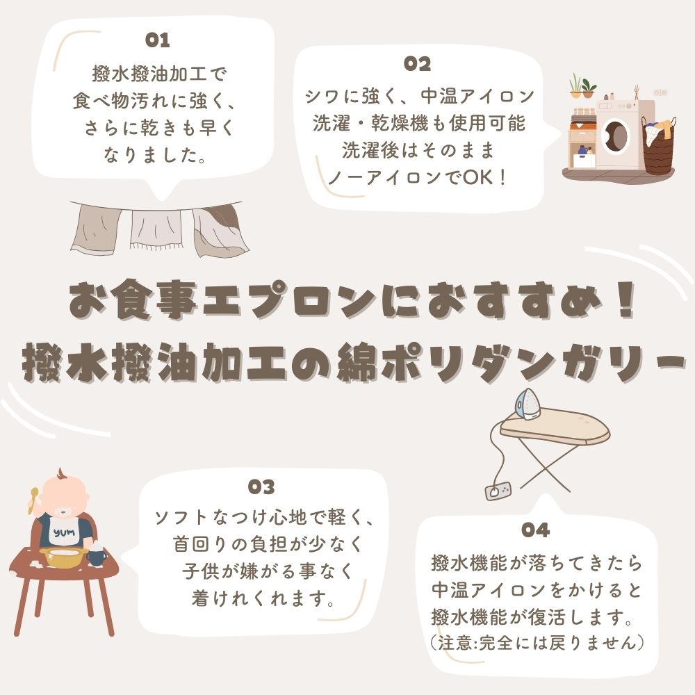 お食事エプロンの型紙