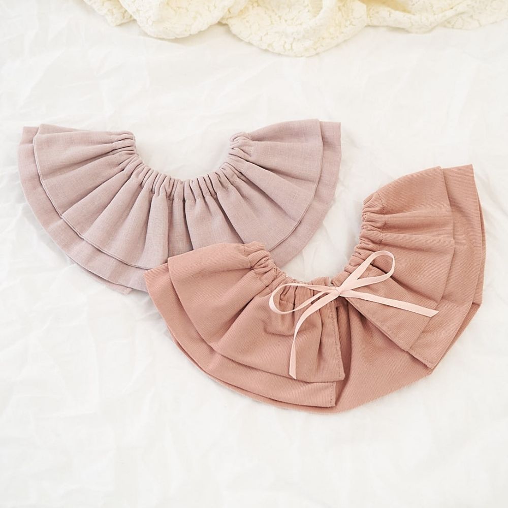 10-012つけ襟スタイ3種類セットの型紙