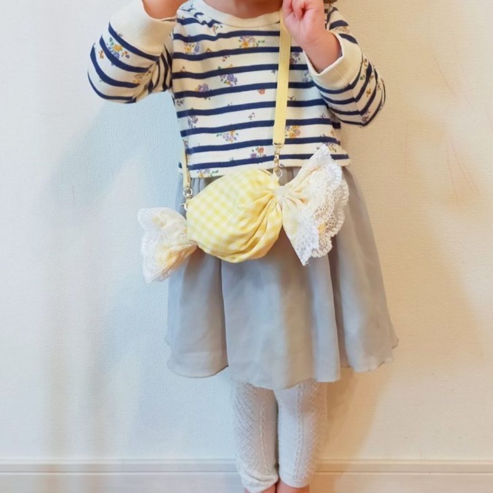 キャンディポーチの型紙|初心者向け雑貨型紙|きじまる | 生地の