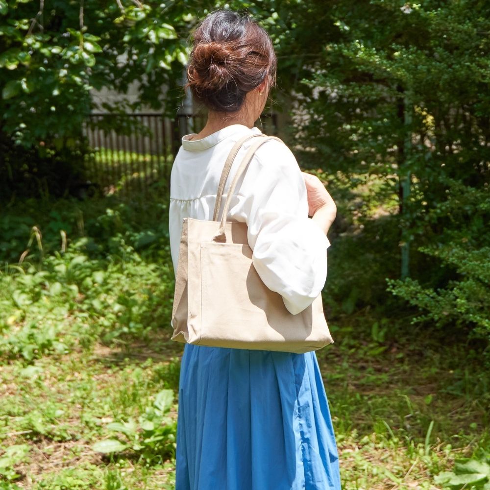 スクエアトートバッグの型紙