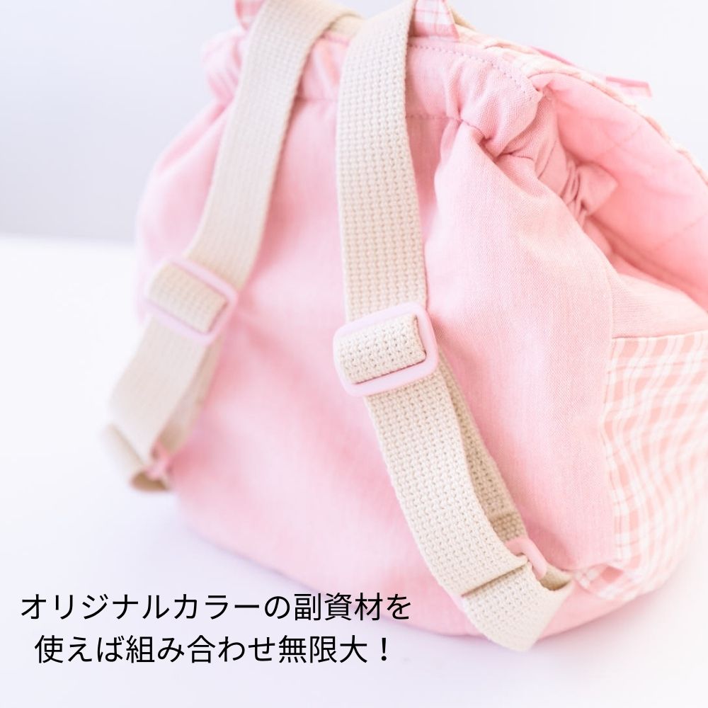 耳付きベビーリュック型紙 3種類の動物が作れる | きじまる | 生地の