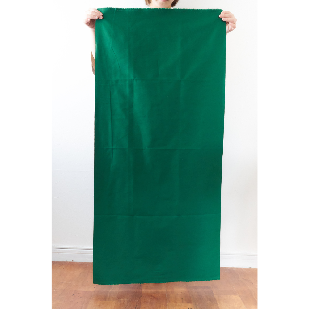 綿ポリ混紡16sツイル#28グリーン