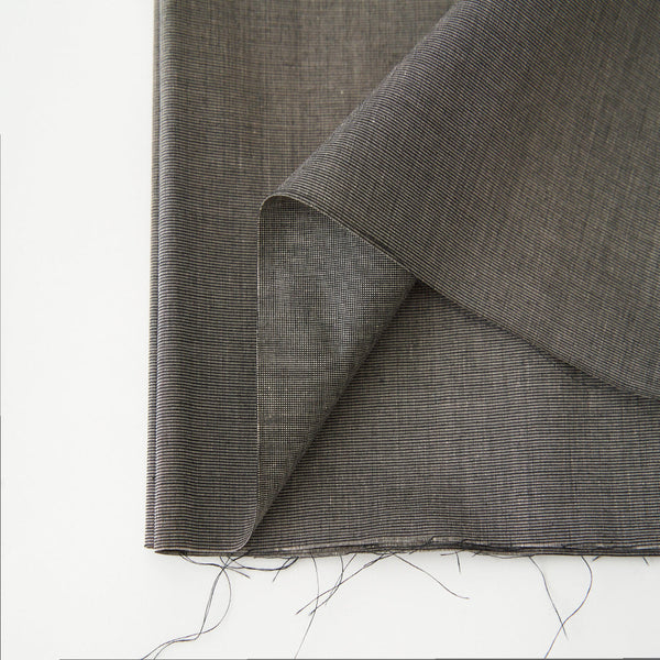 綿ポリ混紡ライトウェザー無地#Eブラック