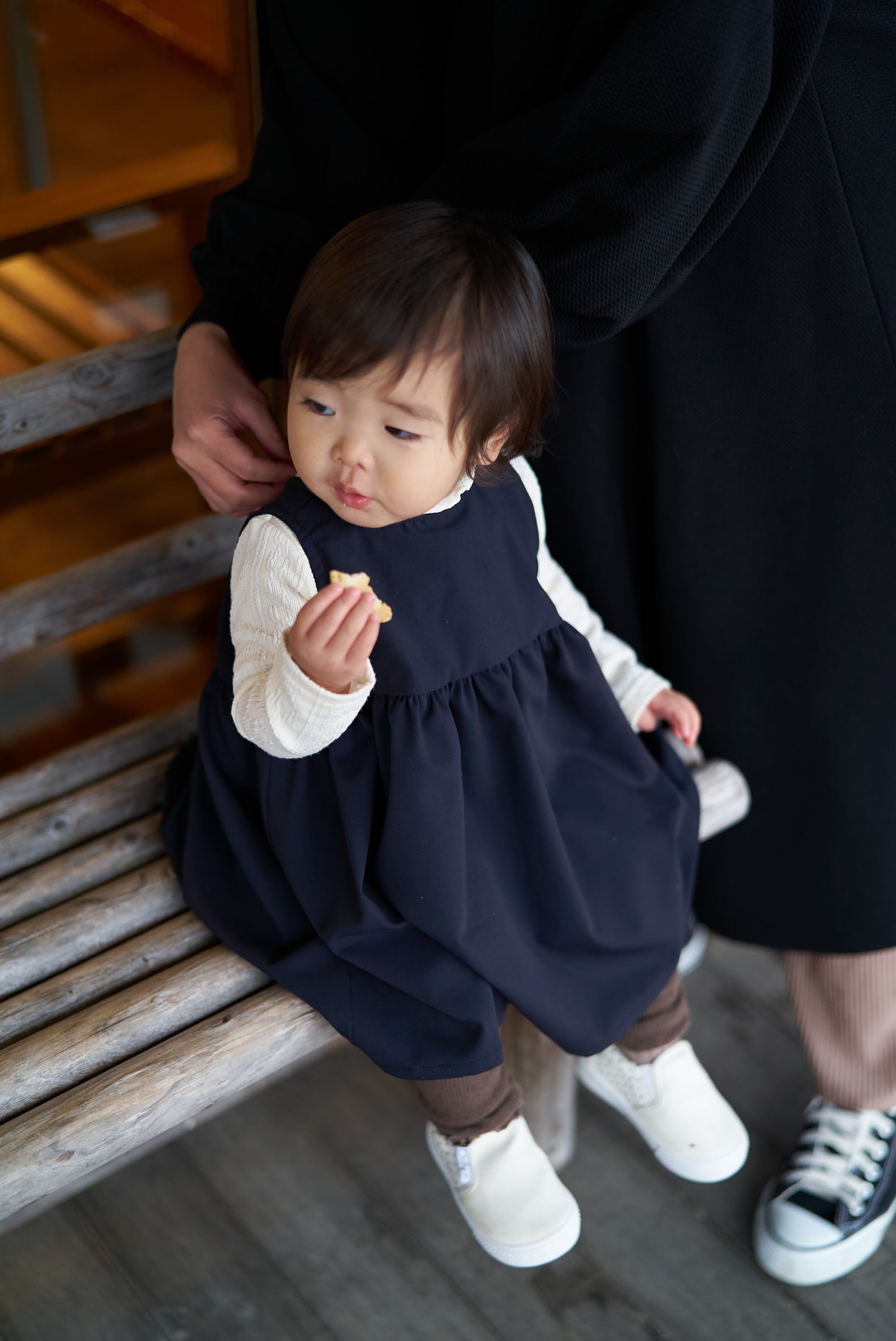 ドライギャバストレッチ#22s濃ネイビー