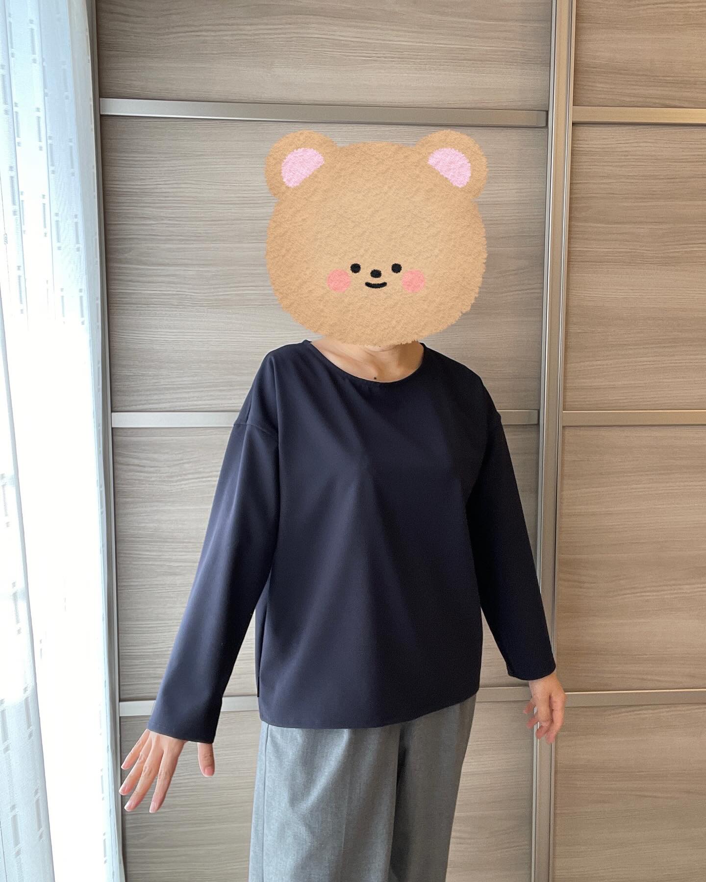 ドライギャバ ストレッチ トップス Instagram作品例 DFFQkOoPmyV 8 2002-22s#カラー_濃ネイビー