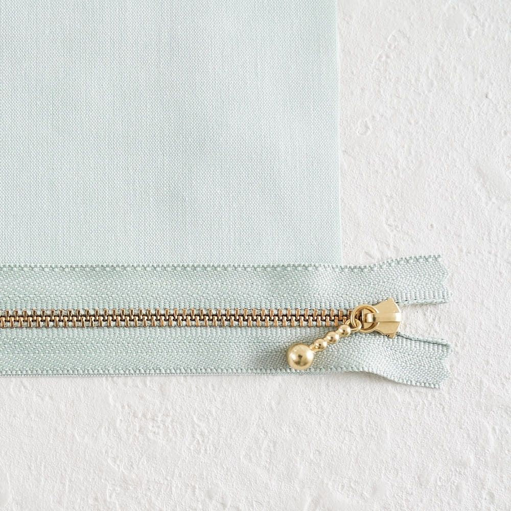 長さが選べる！玉付きファスナー ゴールド 12cm/20cm 全41色