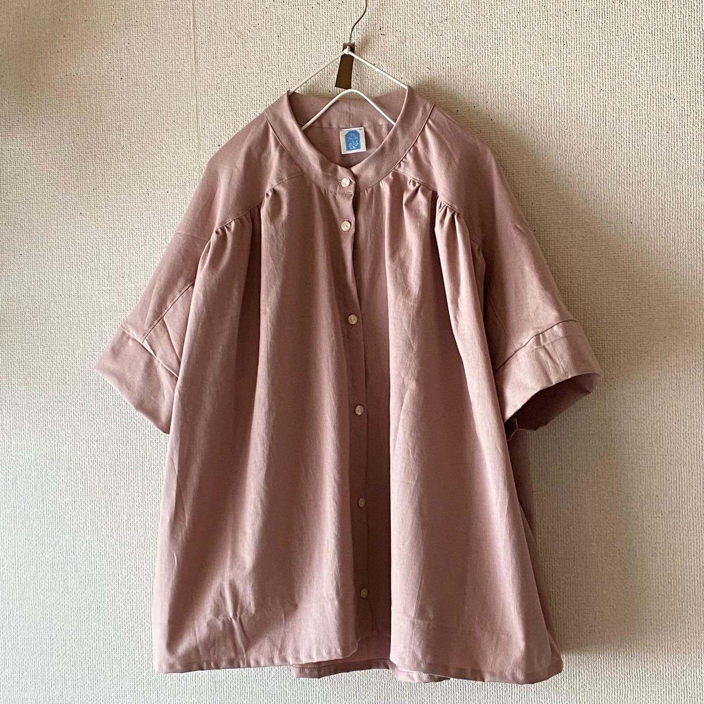 国産 コットン シーチング 大人ブラウス Instagram作品例 CioKiZOP04M 3 3000-8#カラー_#8紀州茶