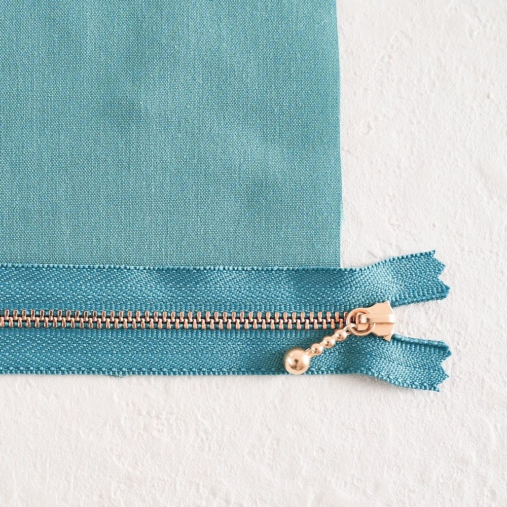 長さが選べる！玉付きファスナー ゴールド 12cm/20cm 全41色