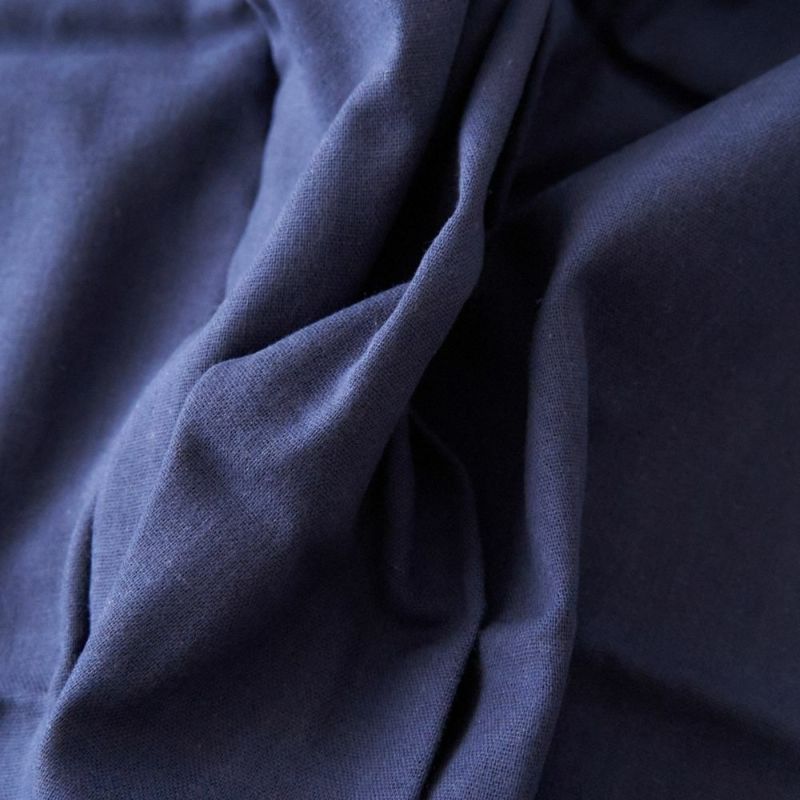 とろけるコットンダブルガーゼ#07ナイトブルー