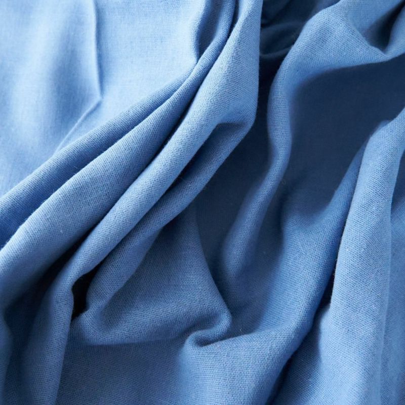 とろけるコットンダブルガーゼ#zアクアグレー