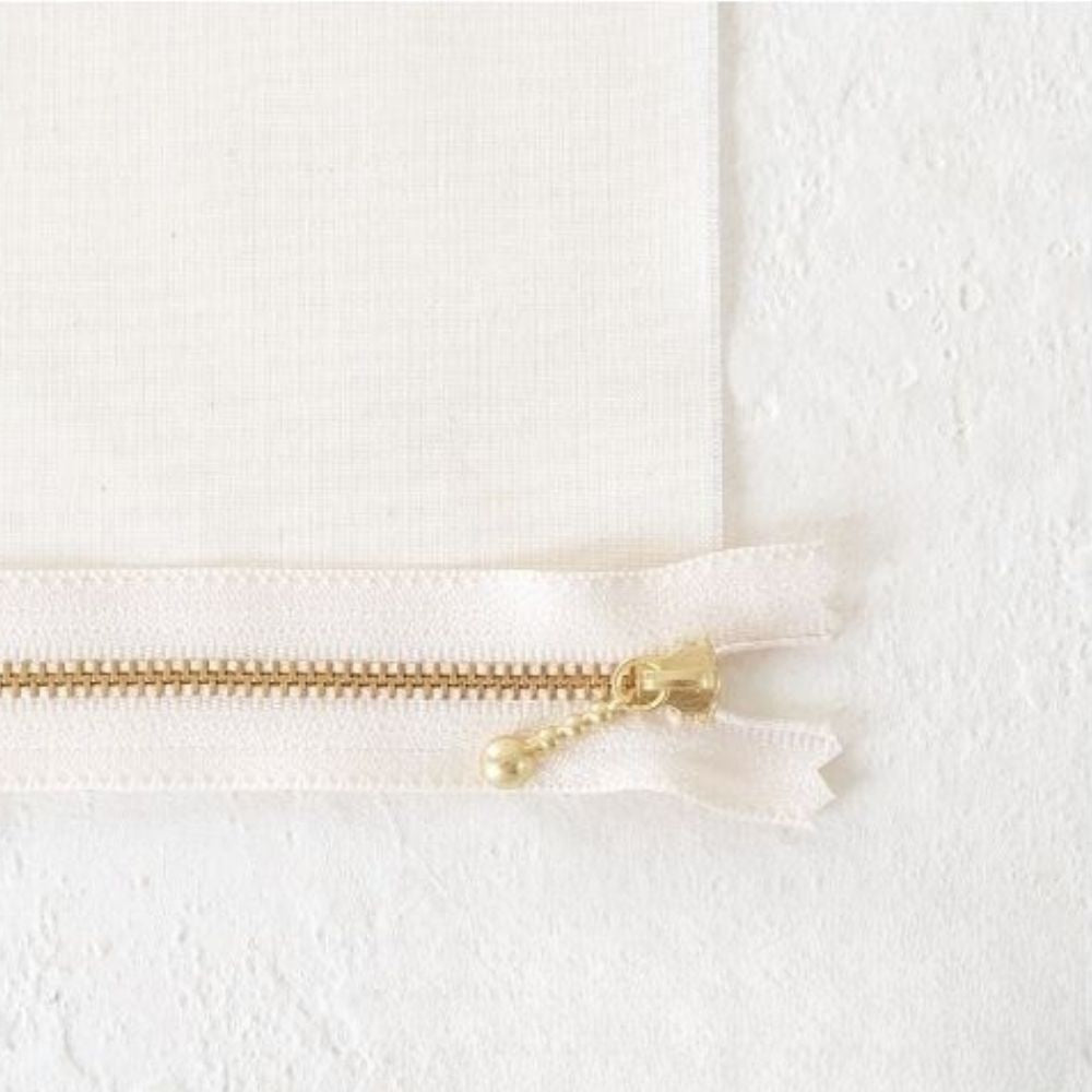 長さが選べる！玉付きファスナー ゴールド 12cm/20cm 全41色