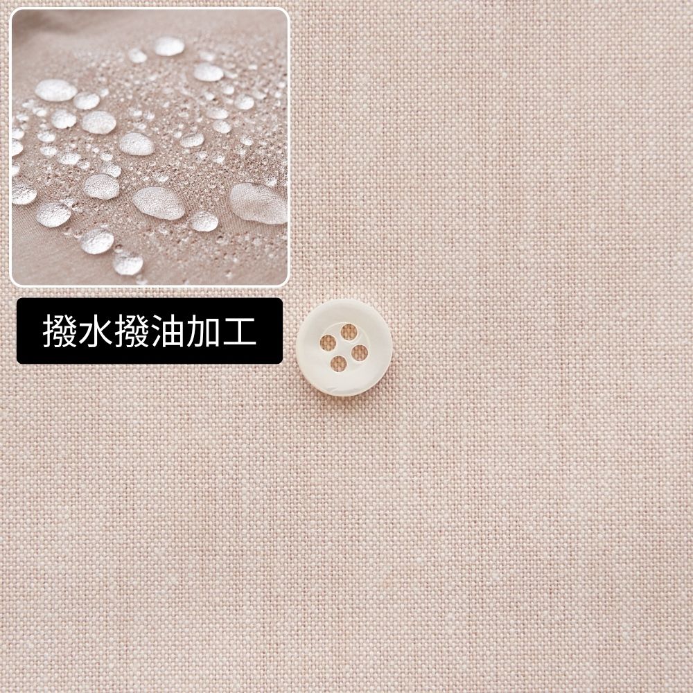 撥水撥油加工　綿ポリ交織ダンガリー#107ベージュ