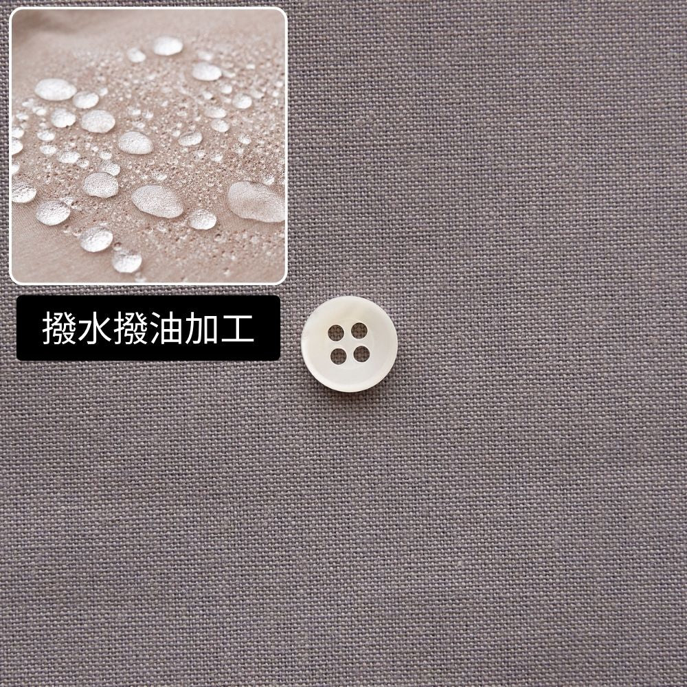 撥水撥油加工　綿ポリ交織ダンガリー#209アッシュグレー