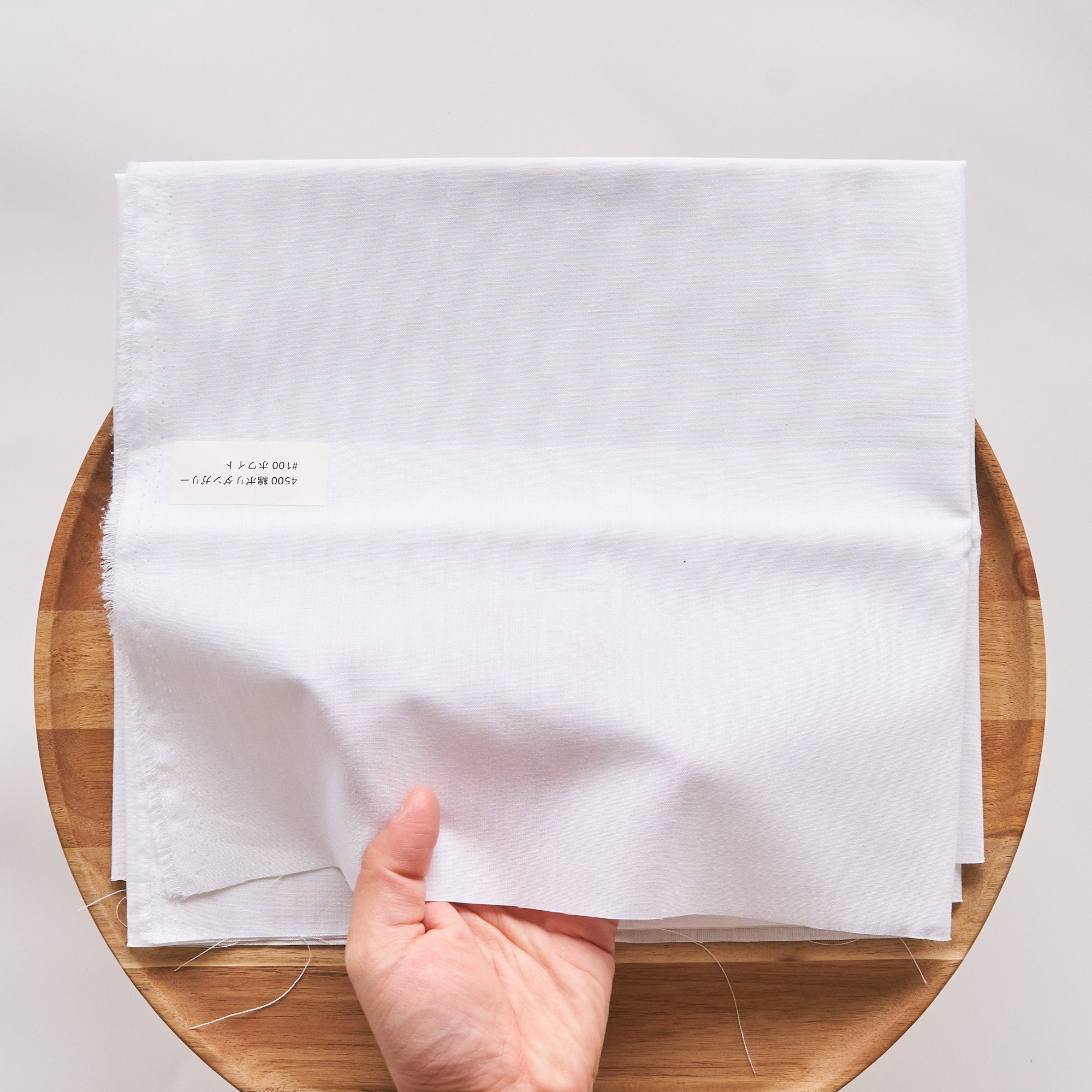 綿ポリ 交織 ダンガリー #100ホワイト