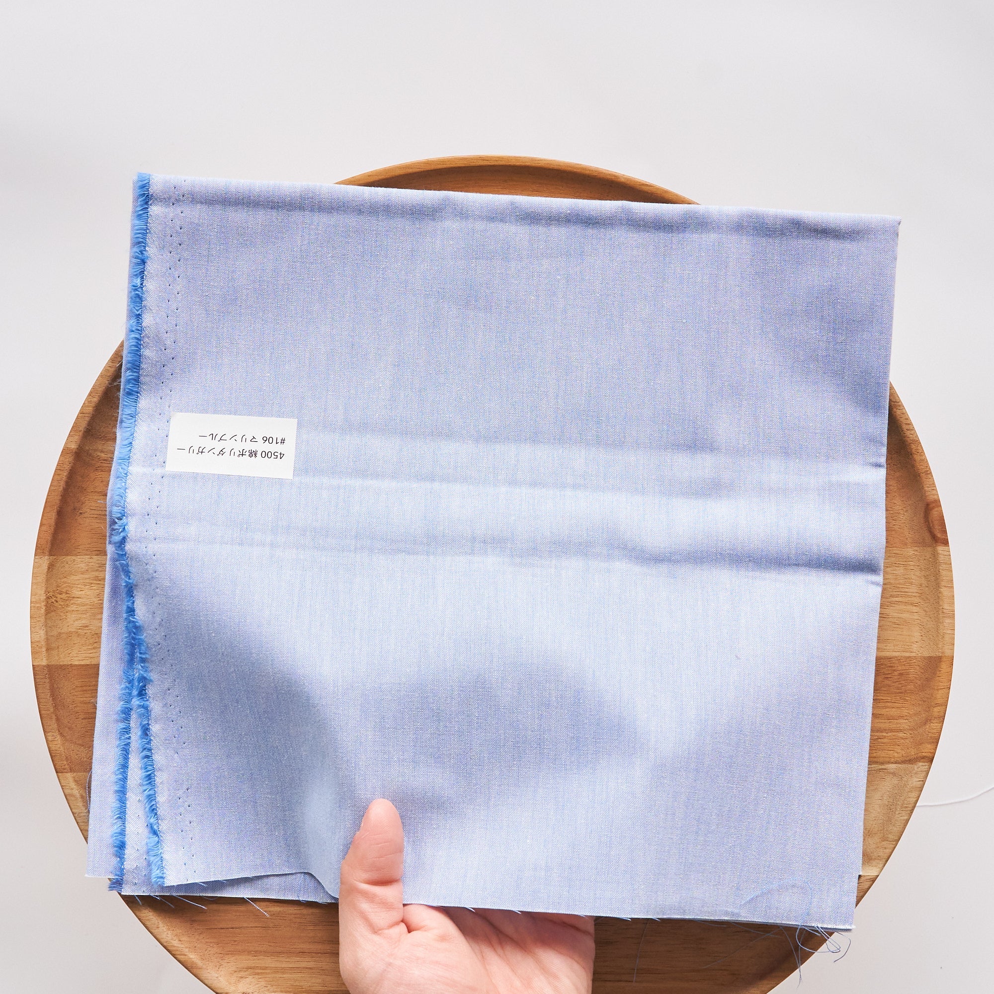 綿ポリ 交織ダンガリー #106マリンブルー